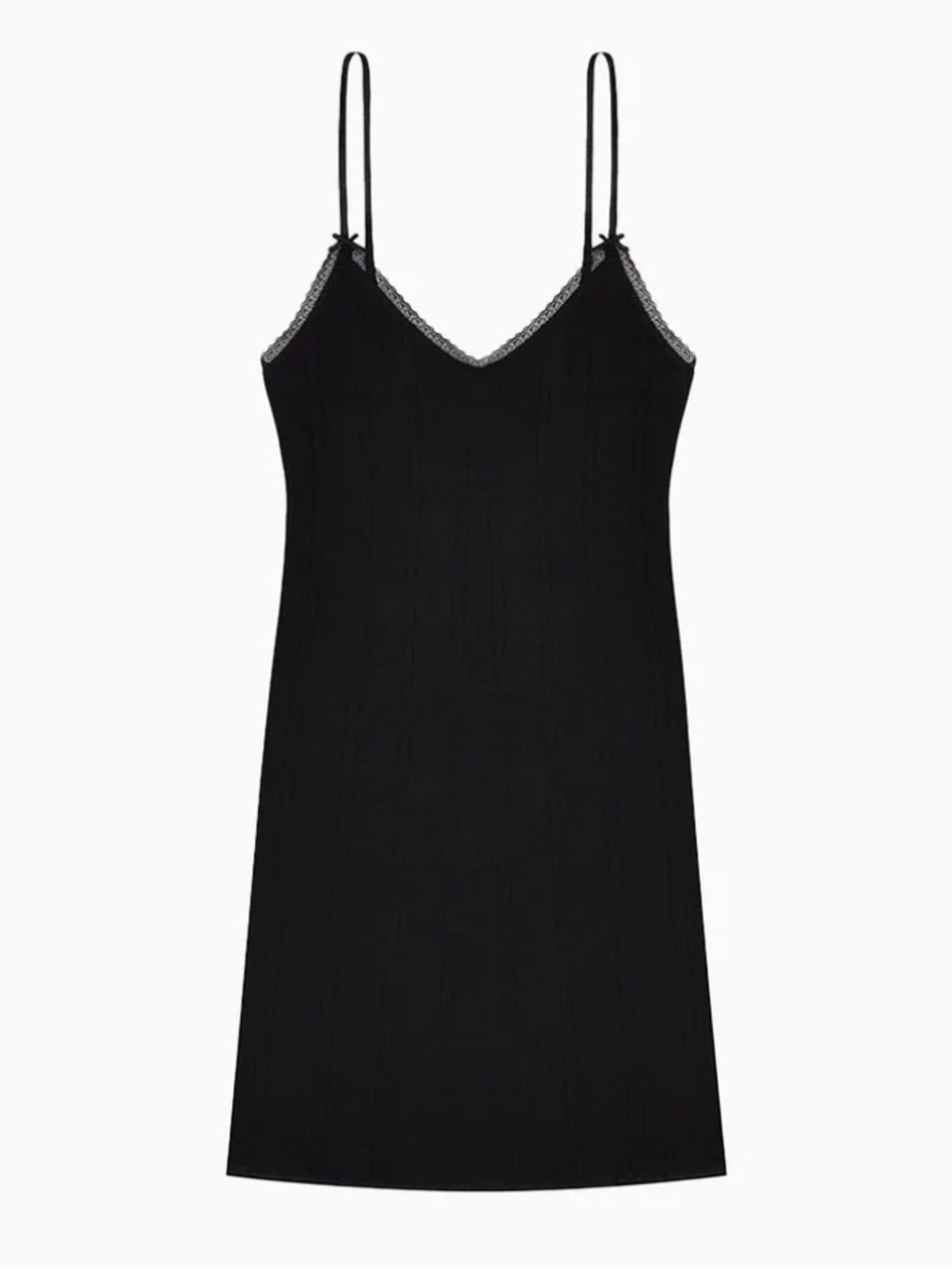 Cou Cou Intimates Cami Black Slip Dress S